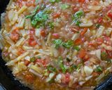 A picture of step 5 of Papeda Par Eeda for Navroz or Parsi New Year.