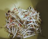 豆芽菜拌炒肉片︳簡單快速便當菜的食譜步驟2照片
