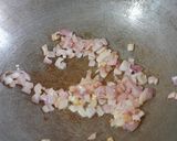 A picture of step 2 of Corn mushroom masala.