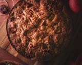 A picture of step 4 of English Spiced Apple Cake.