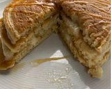 Φωτογραφία βήματος 4 της συνταγής Αφράτα pancakes με γεύση μιλφέιγ !