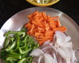 चाऊमीन डोसा रेसिपी चरण 2 फोटो
