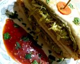 A picture of step 4 of Chicken shami sandwich.