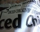 A picture of step 1 of Chinese Spicy Cashew Chicken.