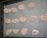 A picture of step 2 of Bacon & cheese Scrolls.