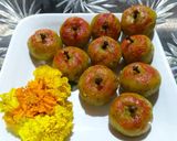 A picture of step 5 of Mava dry fruit apple.