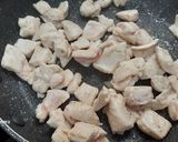 A picture of step 2 of Chicken and Mushroom Puff Pastry Empanada.