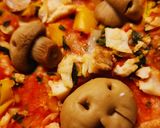 🎃Grusel-Pizza Idee zu 👻☠️🦇Halloween Rezeptschritt 3 Foto
