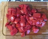 Une image de l'étape 5 de Courgette et tomates au parmesan et épices italiennes.