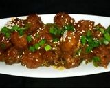 A picture of step 7 of Veg Dry Manchurian.