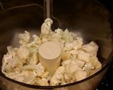 A picture of step 2 of Cauliflower "flatbread".