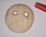 A picture of step 2 of Potato Smilies.