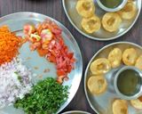 A picture of step 1 of Gol gappe.