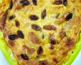 A picture of step 3 of Raisin pudding.