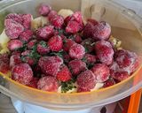 Une image de l'étape 1 de Compote fraise basilic.