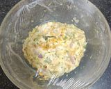 A picture of step 3 of Khara Buns, Iyengar Bakery Style.
