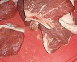 Foto del paso 1 de la receta: Bifes con puré