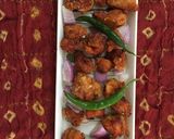 A picture of step 9 of Kesari Rice with chicken fry and mutton kosha.