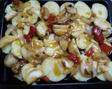 Foto del paso 5 de la receta: Papas al horno con cebollas y morrón