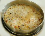 A picture of step 3 of A Healthy Adai Dosai with Quinoa with red amaranth leaves.
