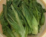 A picture of step 1 of Vietnamese Pickled Mustard Greens (Mom’s style).