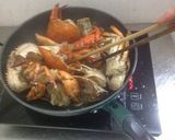 A picture of step 5 of Vietnamese Roasted Crab in Salt Crust.