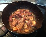A picture of step 4 of Vietnamese Braised Pork Belly with Shrimp.