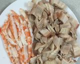 A picture of step 4 of Vietnamese Young Jackfruit Salad From Auntie Gai.