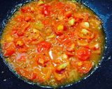 A picture of step 3 of Fried Tofu in Tomato Sauce.