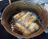 A picture of step 6 of Vietnamese Fried Crab Spring Rolls.
