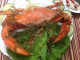 Vietnamese Roasted Crab in Salt Crust