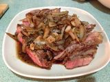 Beef Steak with Black Pepper Sauce