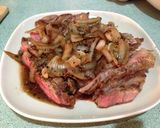 A picture of step 5 of Beef Steak with Black Pepper Sauce.