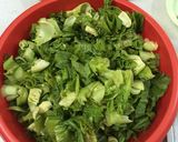 A picture of step 2 of Vietnamese Pickled Mustard Greens (Mom’s style).