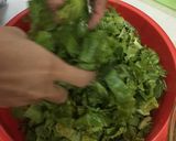 A picture of step 4 of Vietnamese Pickled Mustard Greens (Mom’s style).