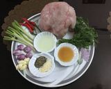 A picture of step 1 of Vietnamese Bronze Featherback Fish Cake .