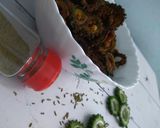 A picture of step 3 of Bittergourd chips.