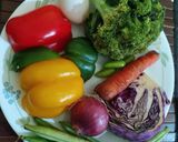 ক্যাপ্সিকাম রং বাহার (capsicum rong bahaar recipe in Bengali) রেসিপি ধাপ - 1 ছবি
