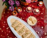 A picture of step 4 of Bread Rasmalai.