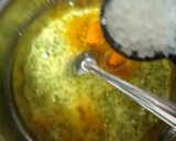 A picture of step 2 of Savory Methi Leaf Cake.