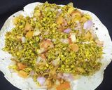 स्प्राउट मूंग मेथी पापड़ मसाला recipe in Hindi रेसिपी चरण 4 फोटो