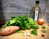 A picture of step 1 of Coco Camino Soup.