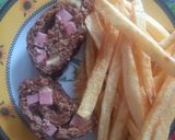 Foto del paso 9 de la receta: Arrollado de Carne Relleno de Jamón y Queso