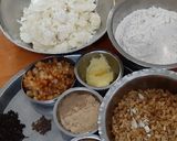 A picture of step 1 of Methi sukhdi.