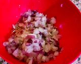 A picture of step 5 of Spanish tortilla.