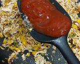 A picture of step 4 of Chicken cheese corn crunchy box.