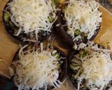 Foto del paso 3 de la receta Champiñones gigantes rellenos, con espárragos a la mantequilla de limón