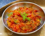 A picture of step 5 of Spring Onion Tomato Chutney !!.