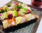 Foto del paso 2 de la receta: Mediomakis Recubierto de láminas  Sushi🇺🇾🇯🇵半巻寿司