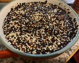 Une image de l'étape 1 de Trio quinoa 🥄pois chiche🌾🫘 menthe festival de saveurs 🍃🌿.